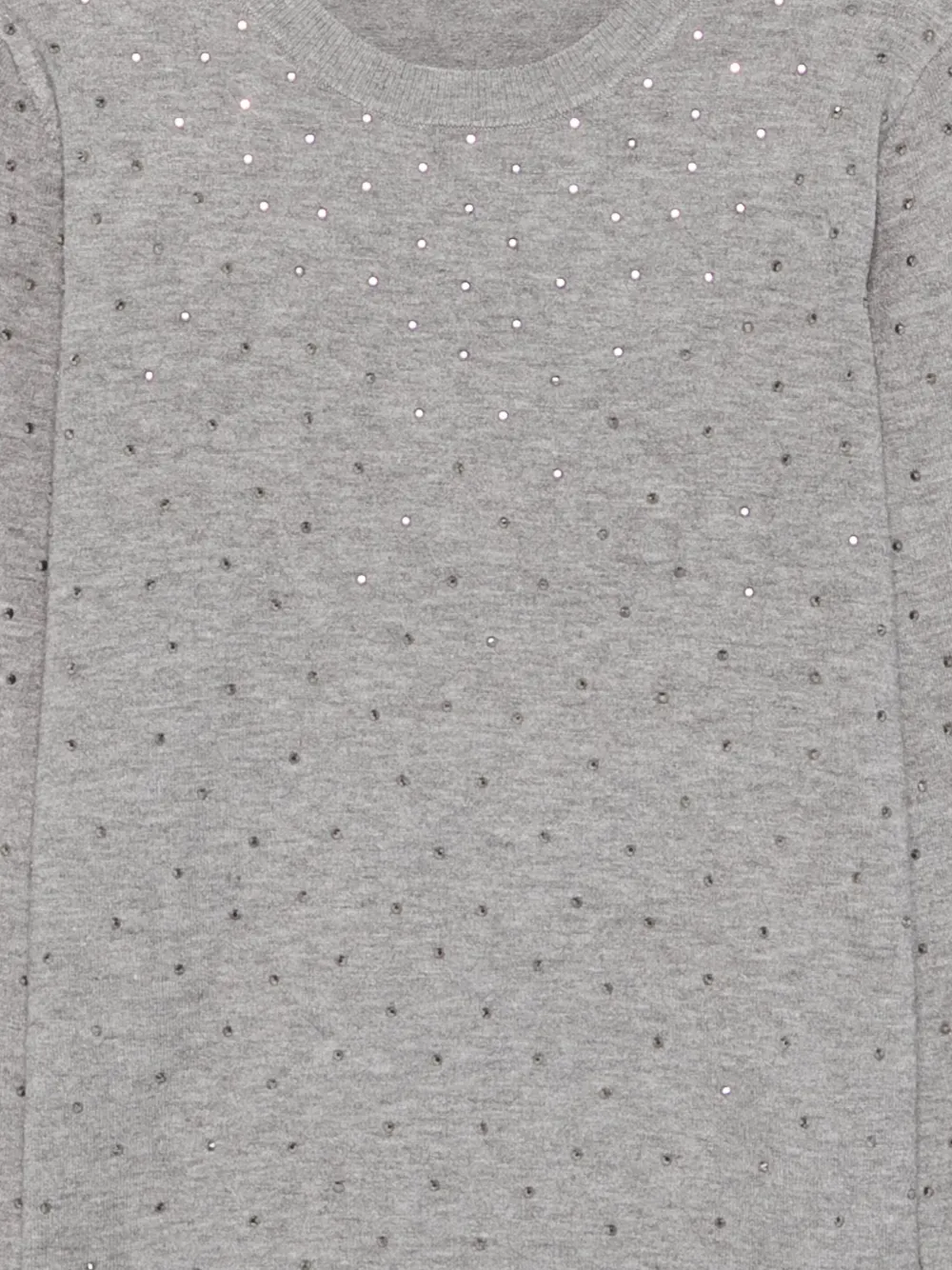 Seventy Embellished Round-neck Sweater In Gray