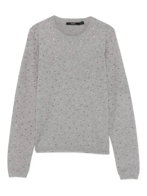 Seventy embellished round-neck sweater