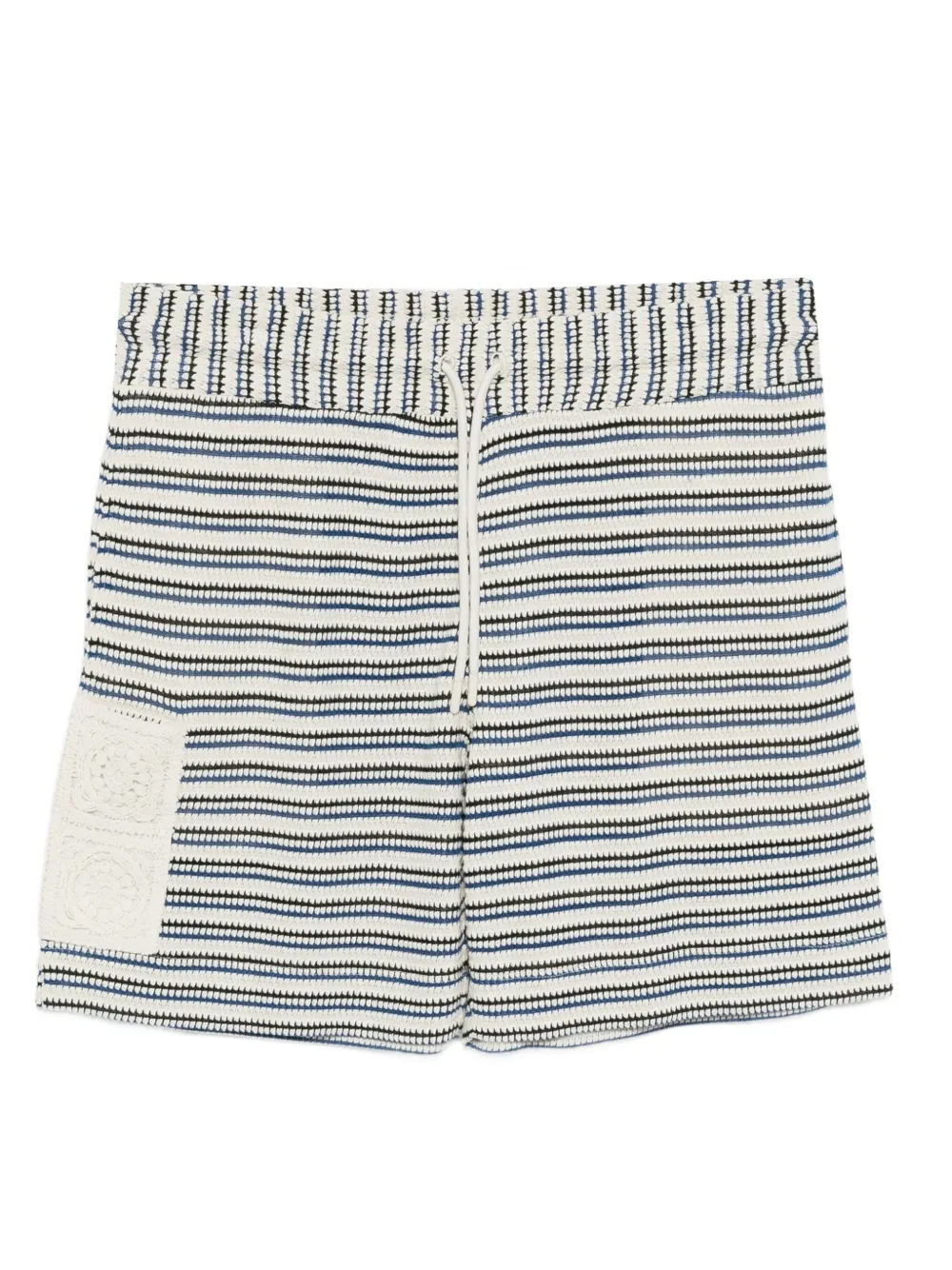 CHÉ Matias striped shorts | Neutrals | Image 1