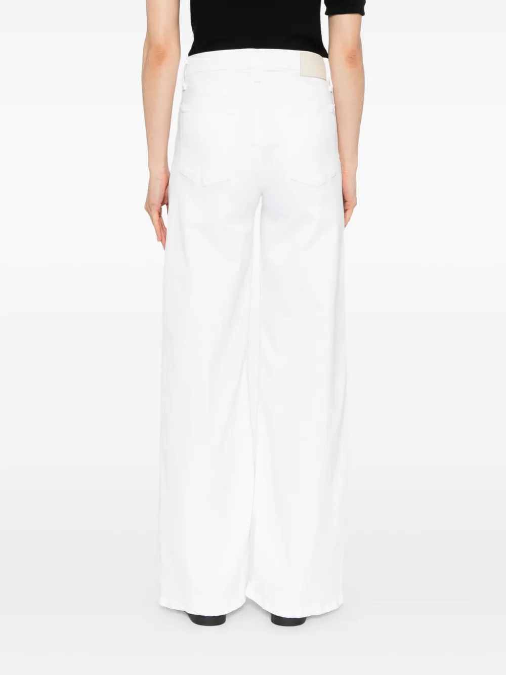 Citizens of Humanity Lyra jeans met wijde pijpen Beige