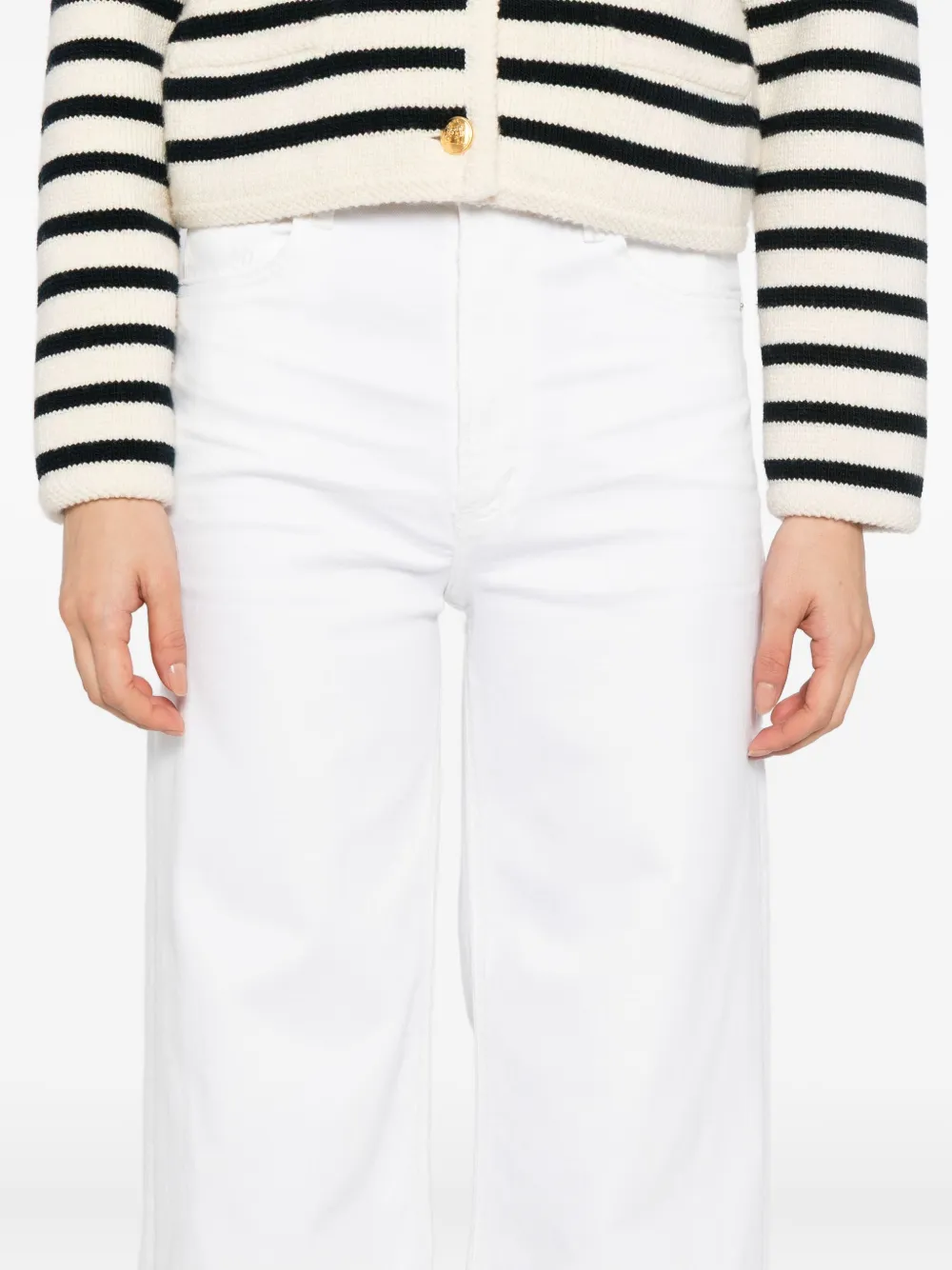 Citizens of Humanity Lyra jeans met wijde pijpen Beige
