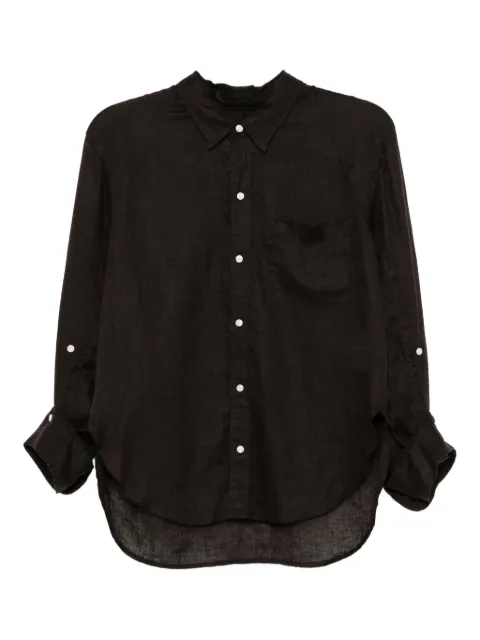 Citizens of Humanity Kayla Shrunken linen shirt