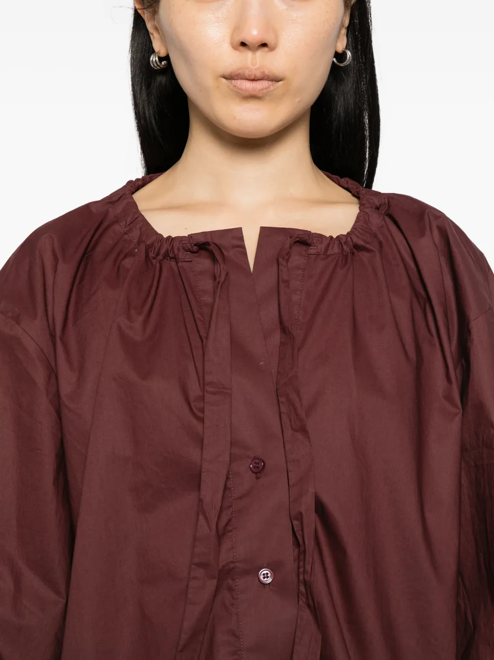 Day Birger Et Mikkelsen Long-sleeved Shirt In Brown