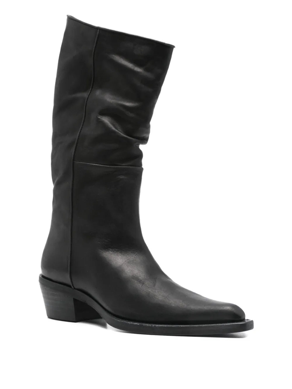KHAITE 45mm leather pointed-toe boots | Knee-High Boots | Image 2