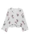 Day Birger Et Mikkelsen floral-printed top - Grey