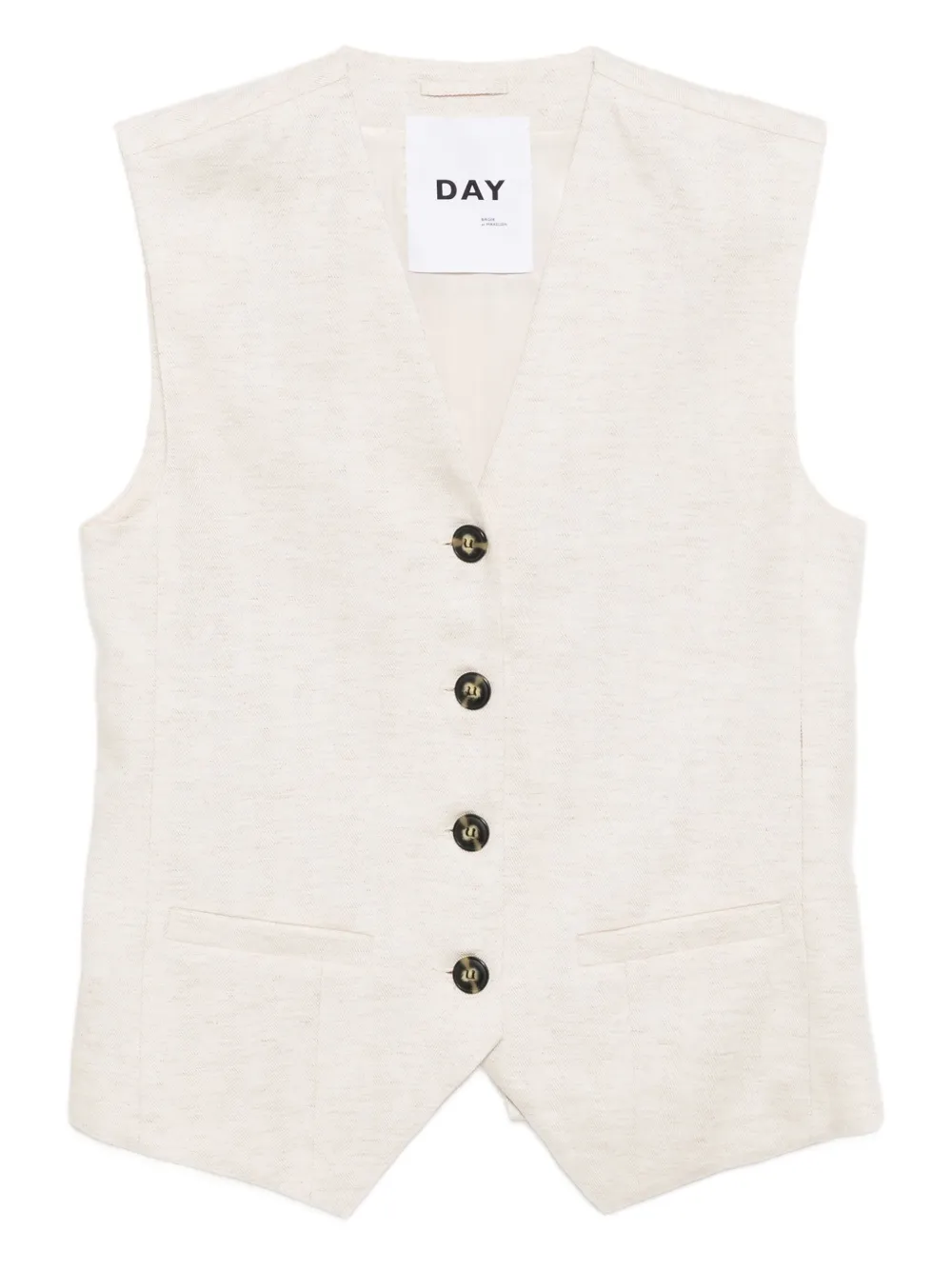 Day Birger Et Mikkelsen Palmer tweed vest | Neutrals | Image 1