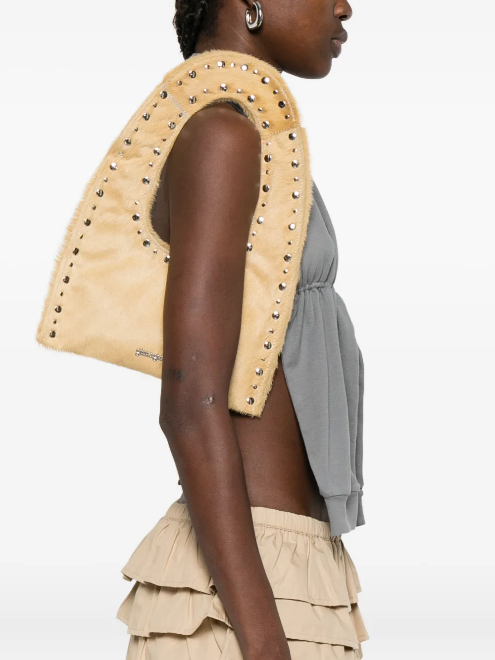 Gimaguas Franca shopper met studs - Beige