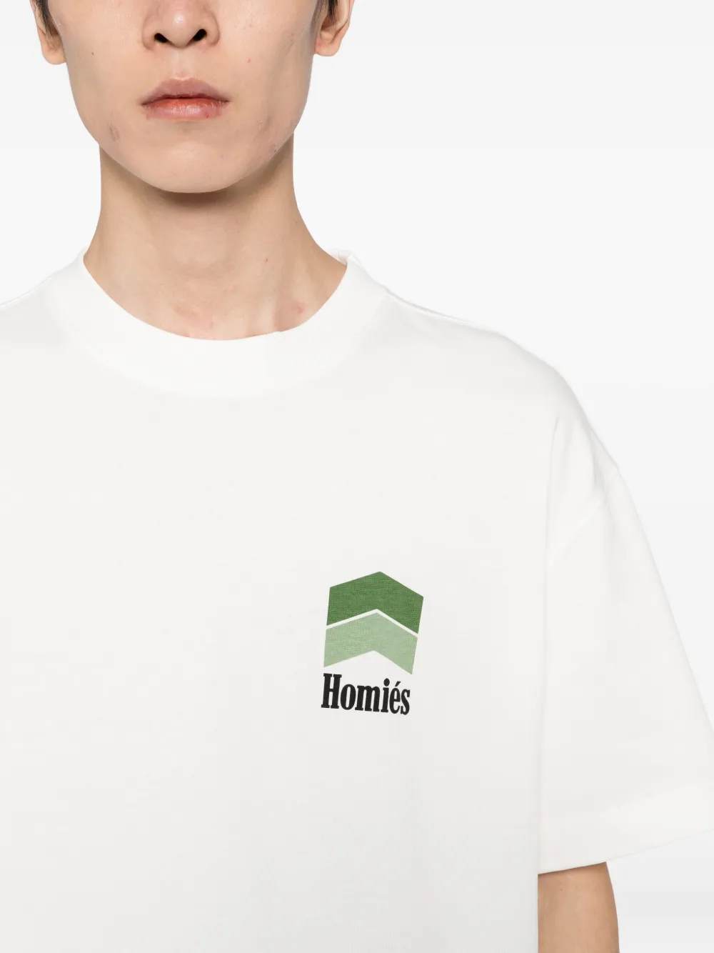 HOMIES MARBELLA T-shirt met logoprint Wit