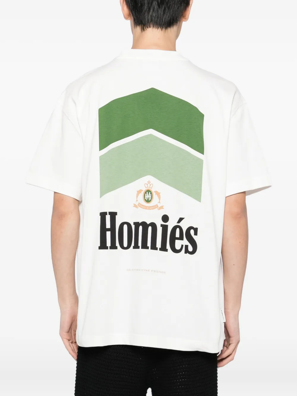 HOMIES MARBELLA T-shirt met logoprint Wit