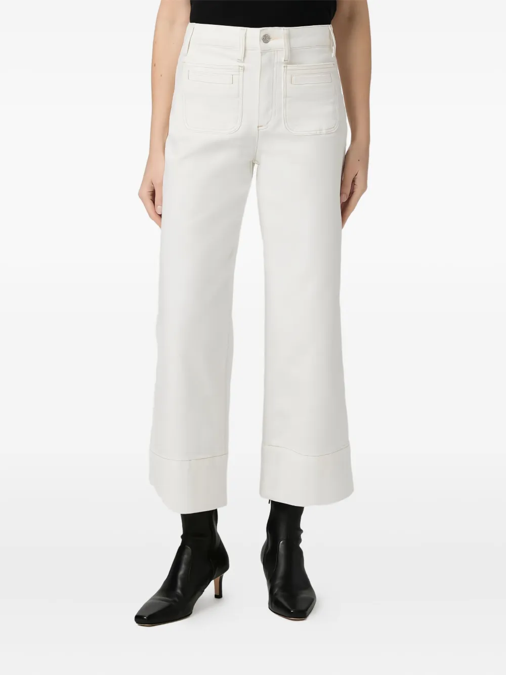 PAIGE Anessa welt patch pocket jeans - Weiß
