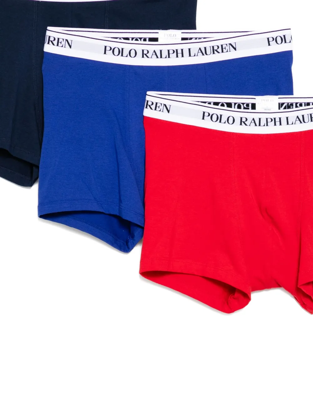 Polo Ralph Lauren Drie boxershorts met logoband Blauw