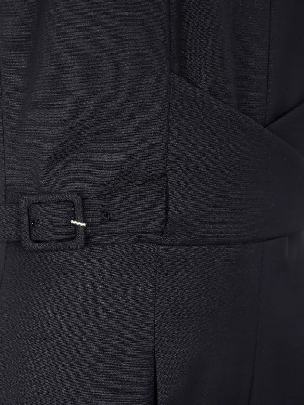 Blugirl V-neck belted jumpsuit Zwart