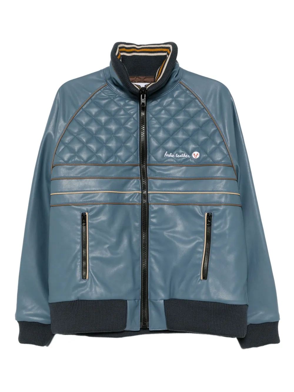 Kolor Jack met geborduurde tekst Blauw