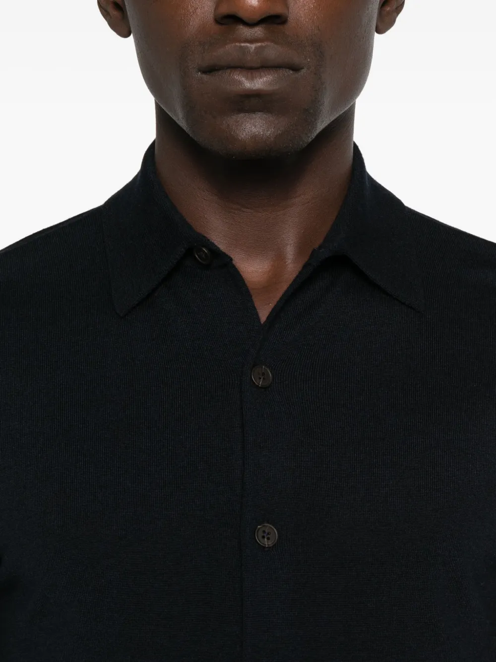 Emporio Armani Vest met knopen Blauw