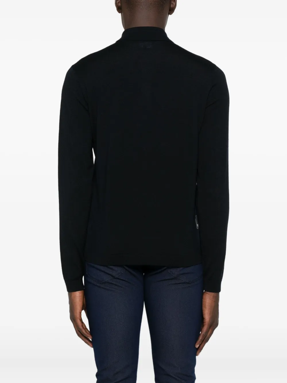 Emporio Armani Vest met knopen Blauw