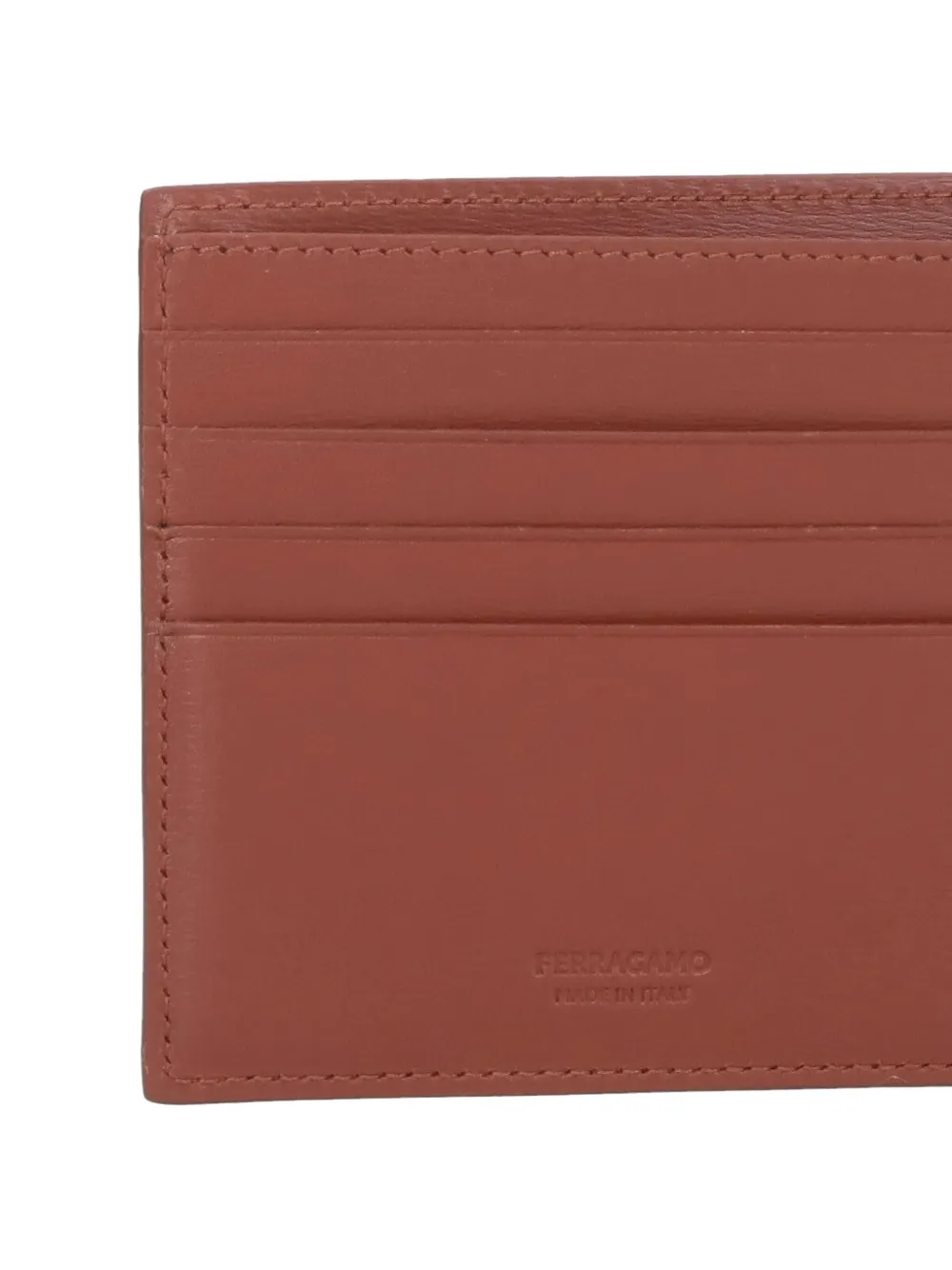 Ferragamo logo leather wallet Bruin