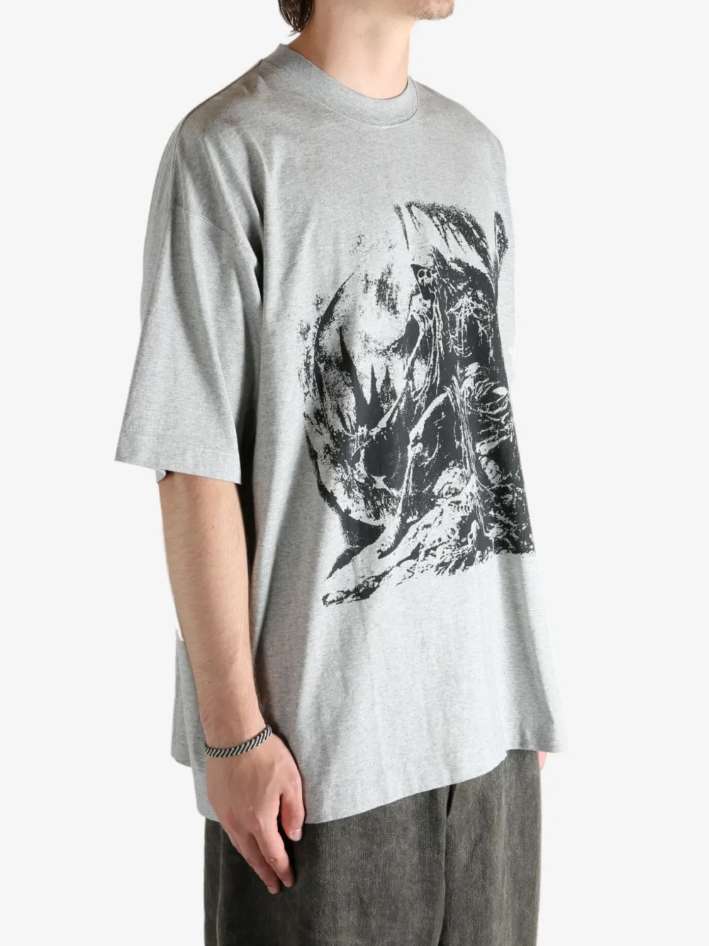VETEMENTS T-shirt met grafische print Grijs