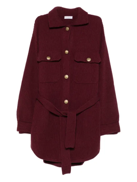 Brunello Cucinelli belted buttoned cardigan