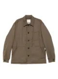 ROVI lucca herringbone pocket jacket - Brown