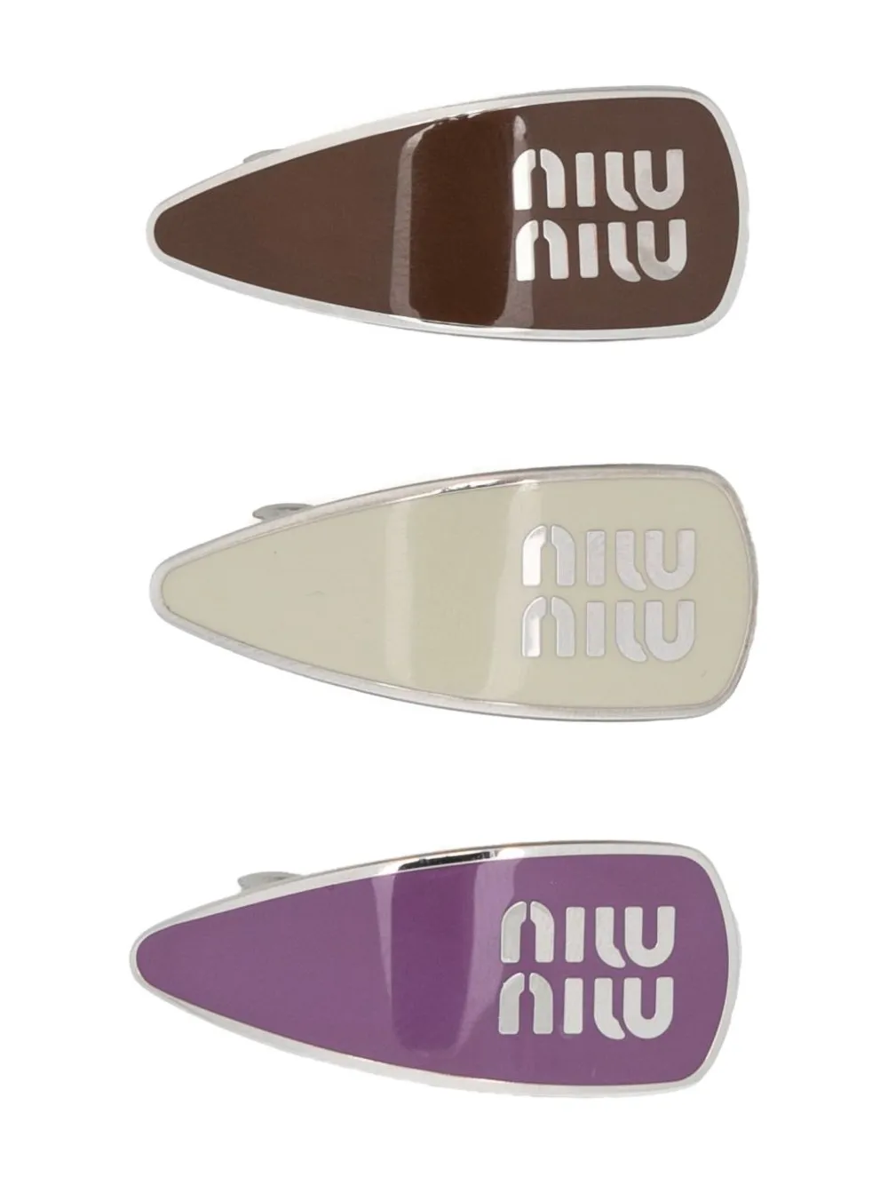 Miu Miu Haarspangen-Set | Silber | Image 1