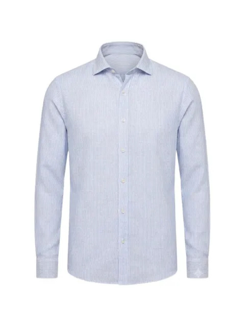 Alley Docks 963 striped long-sleeve shirt
