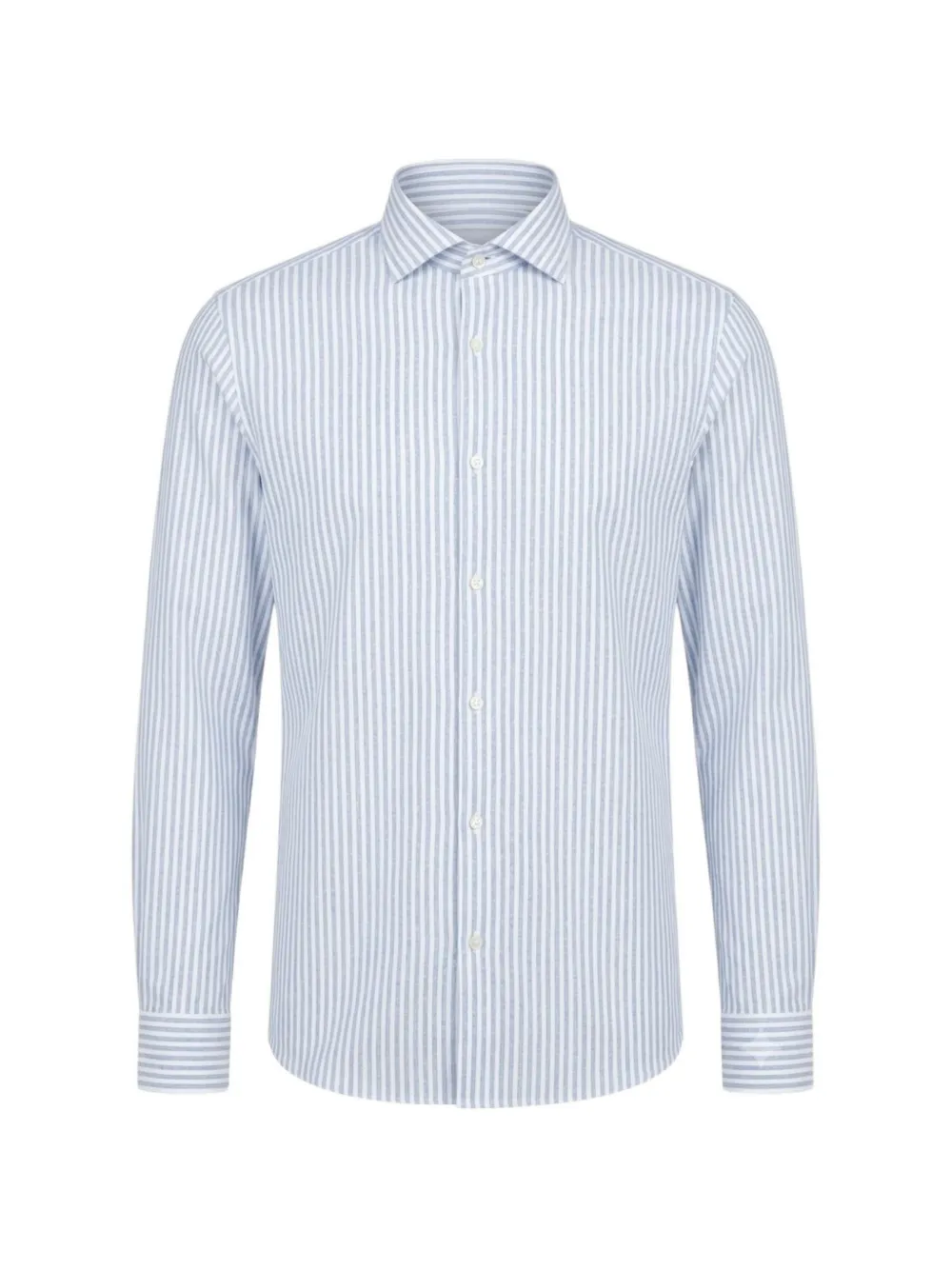 Alley Docks 963 striped long-sleeve shirt - Blu
