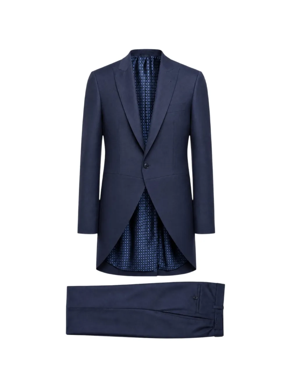 RAMON SANJURJO peak-lapel single-breasted suit - Blu