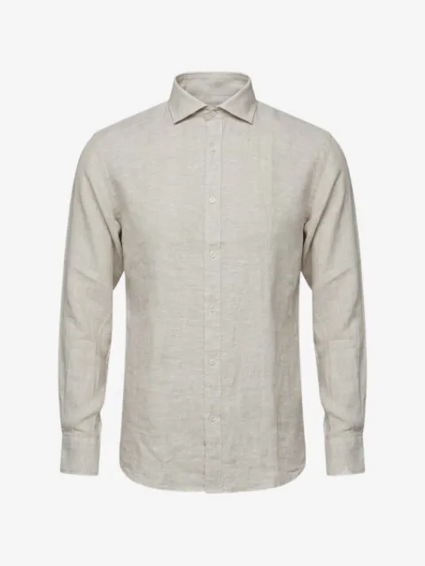 Alley Docks 963 long-sleeve linen shirt