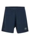 Ea7 Emporio Armani logo-embellished elasticated-waist shorts - Blue