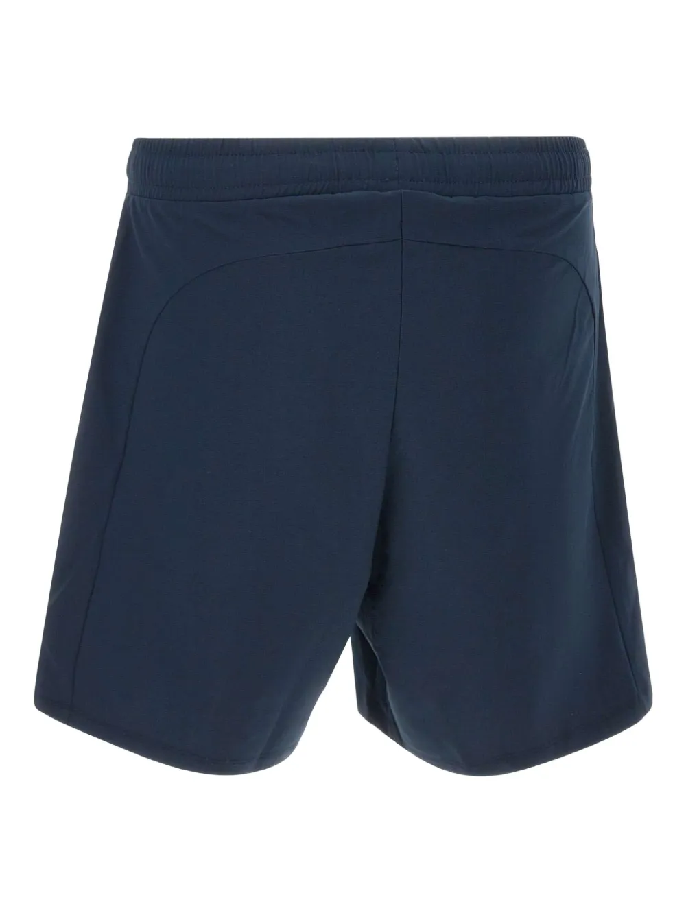 Ea7 Emporio Armani logo-embellished elasticated-waist shorts Blauw