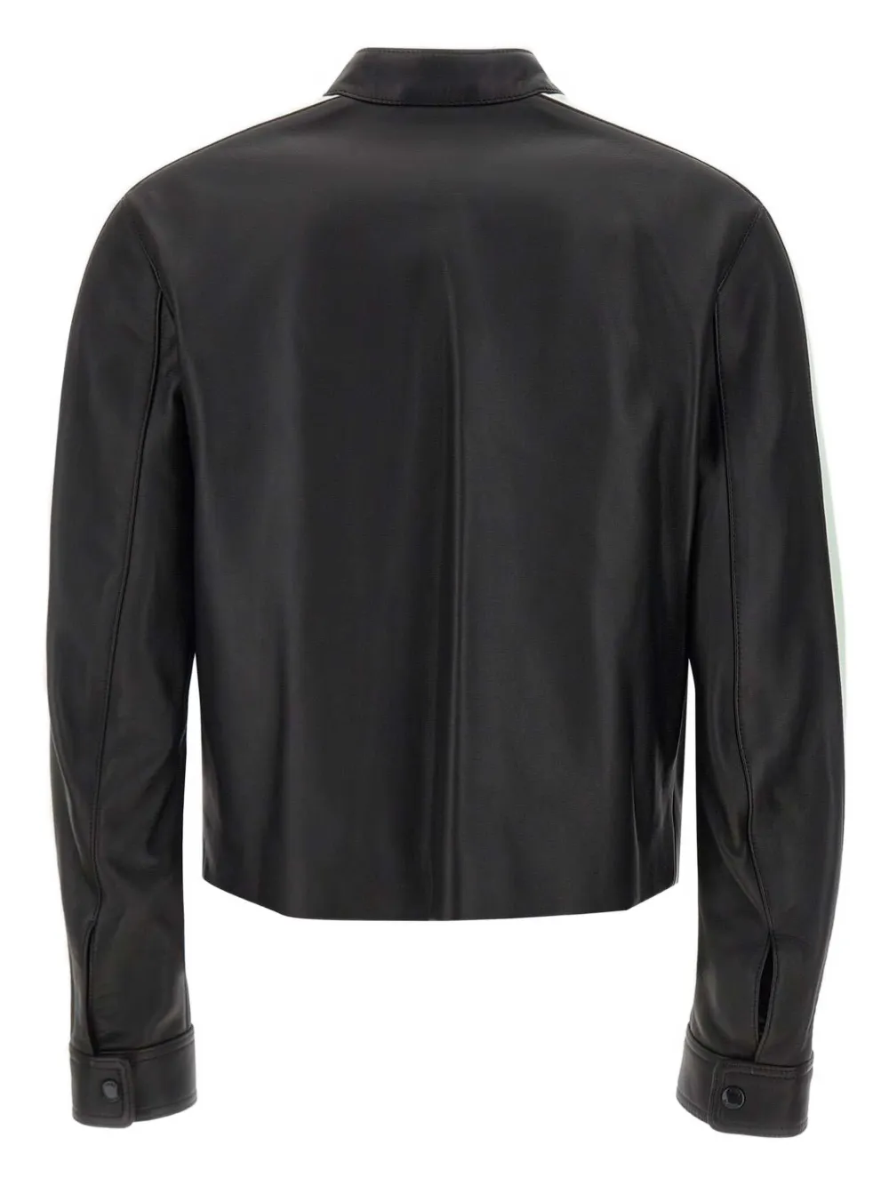 Casablanca leather racer jacket Zwart