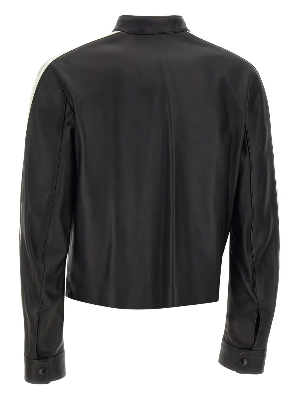 Casablanca leather racer jacket Zwart