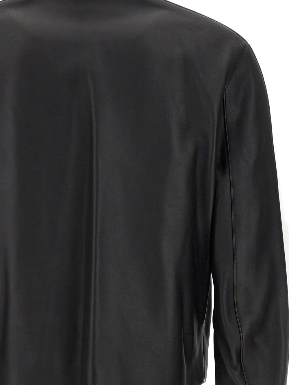 Casablanca leather racer jacket Zwart