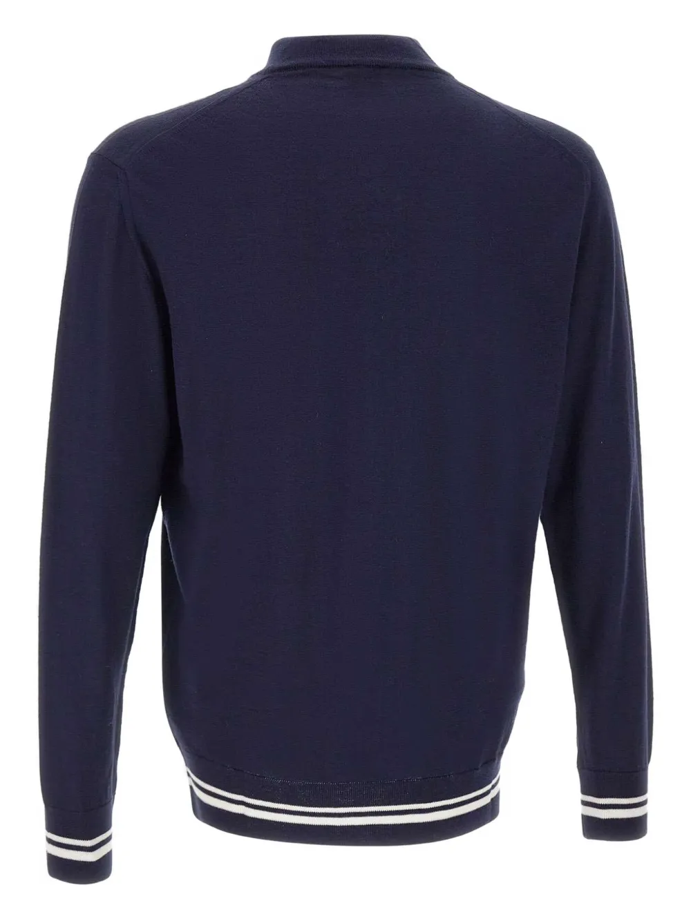 Eleventy stand-up collar zip-up cardigan Blauw