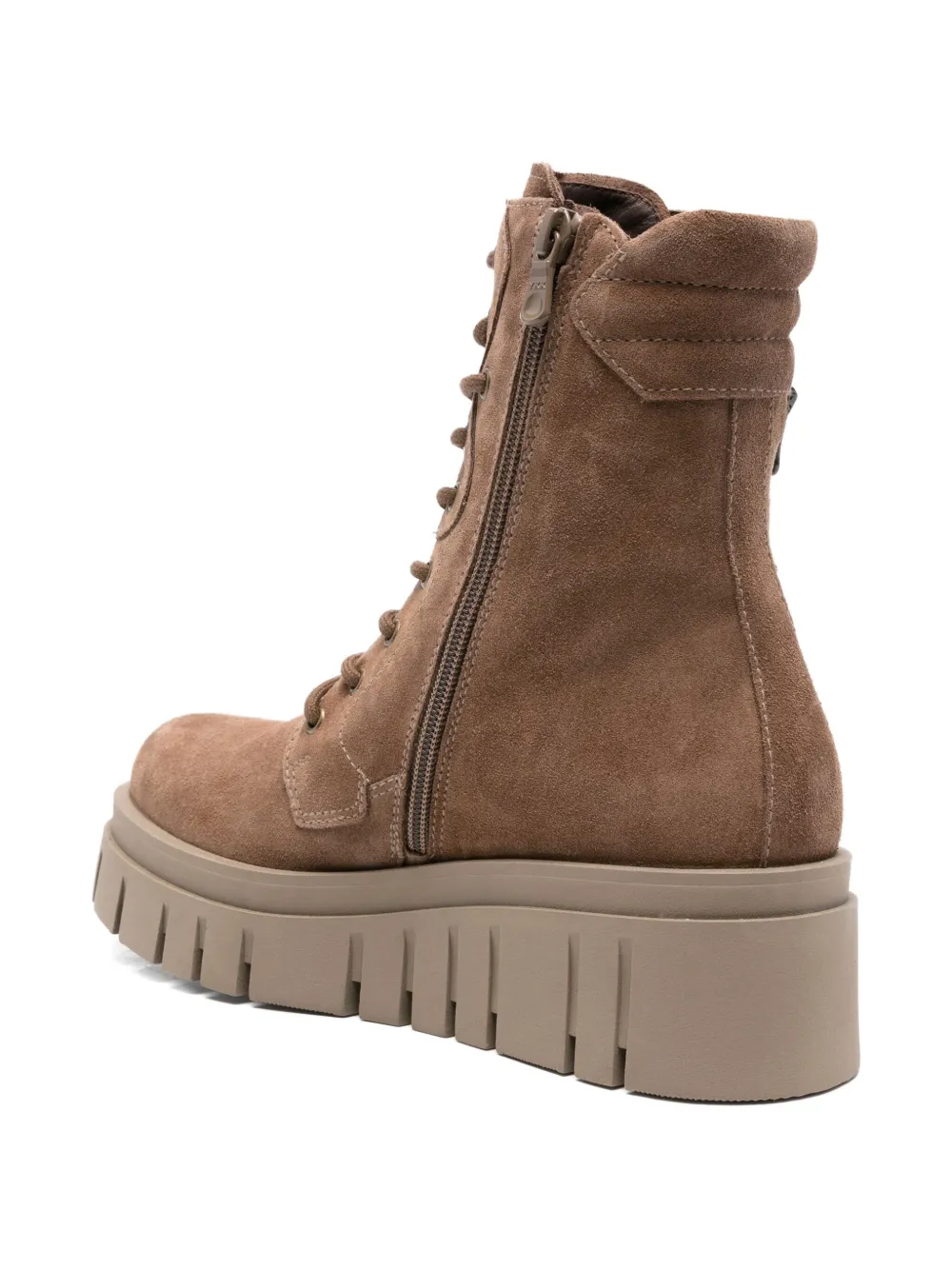 NERO GIARDINI 60mm zip-deail boots Neutrals