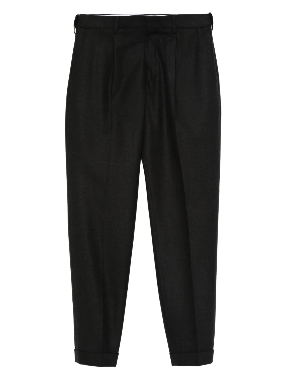 Cellar Door pleated-cuff trousers | Grey | Image 1