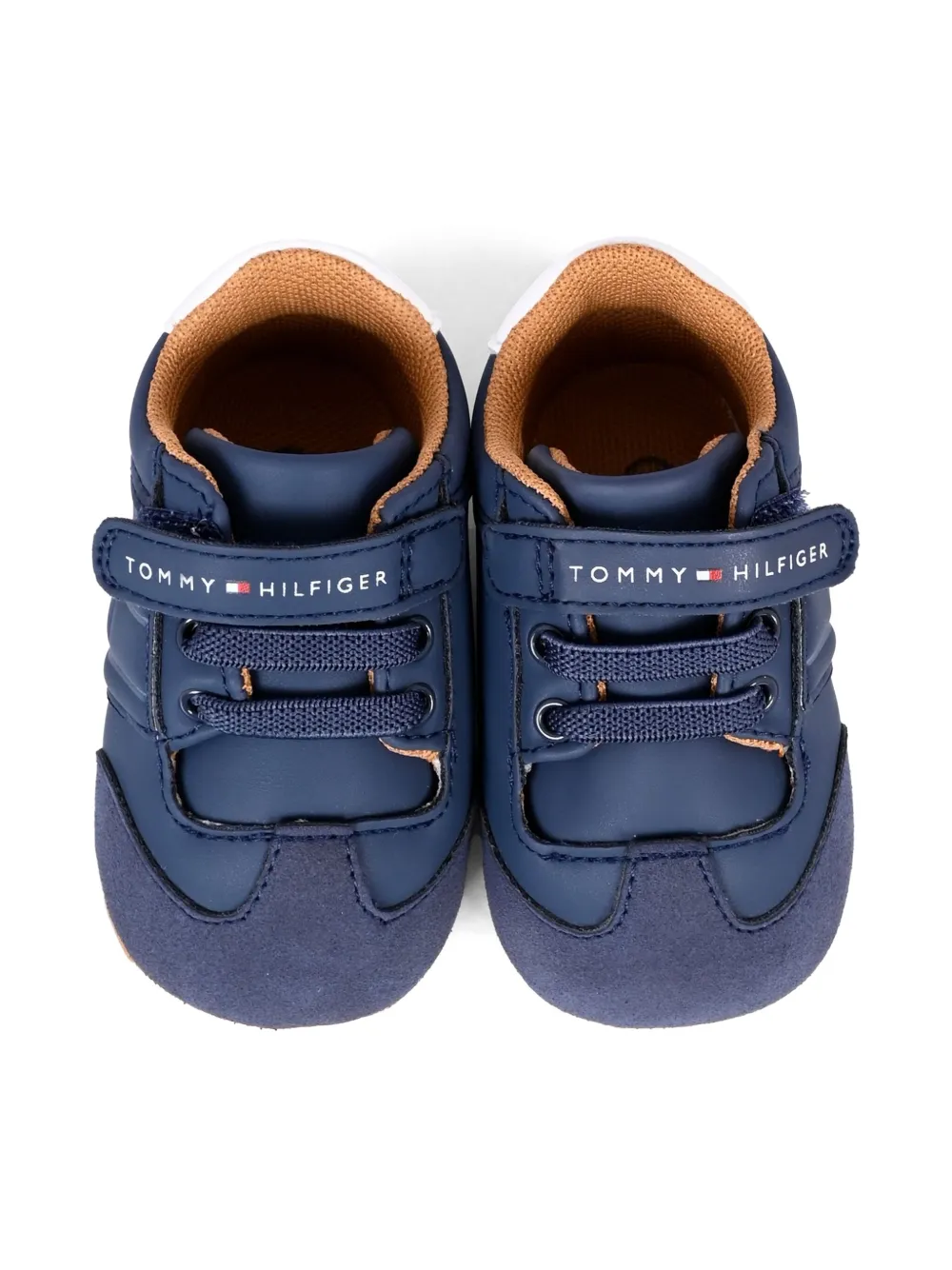 Tommy Hilfiger Junior Sneakers met banddetail Blauw