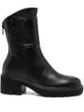 NERO GIARDINI 55mm zip-fastening boots - Black