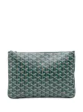Goyard Pre-Owned 2017 Goyardine Senat MM clutch bag - Green