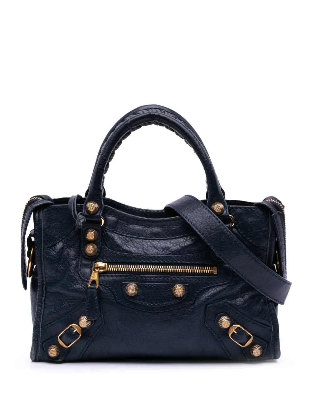 2015 Mini Lambskin Motocross City Giant 21 satchel