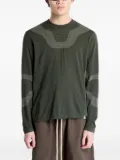 Nike Delta River textured-panel long-sleeve top - Green