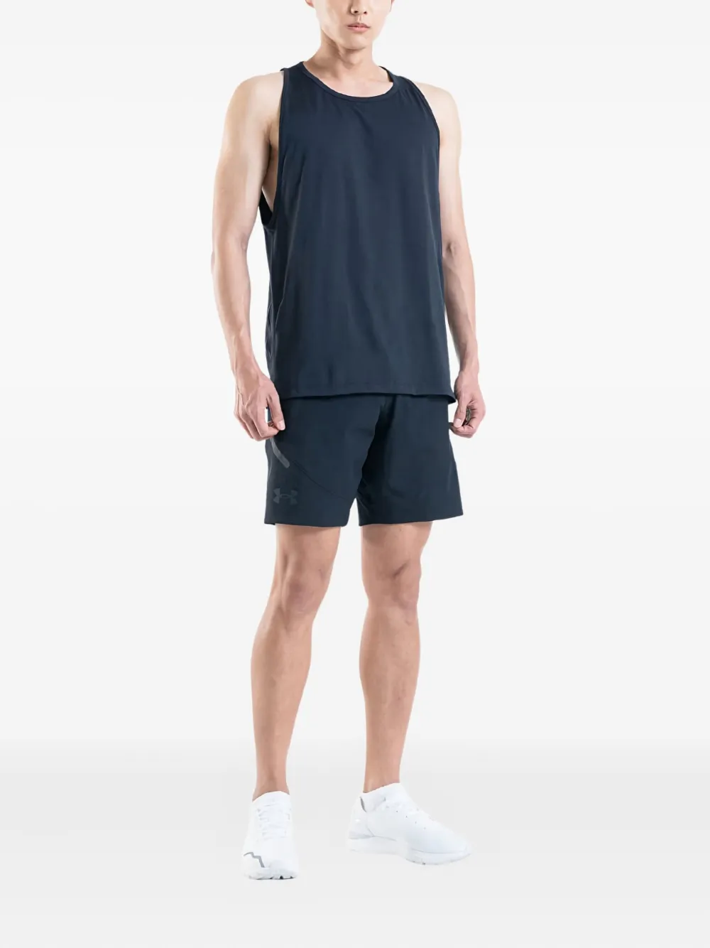 Under Armour Unstoppable shorts met logo en vlakken Zwart