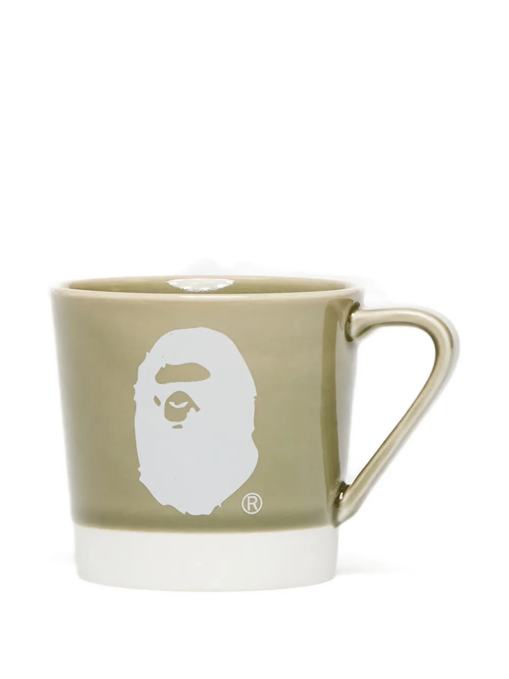 A Bathing Ape Logo Porcelain Mug In Green