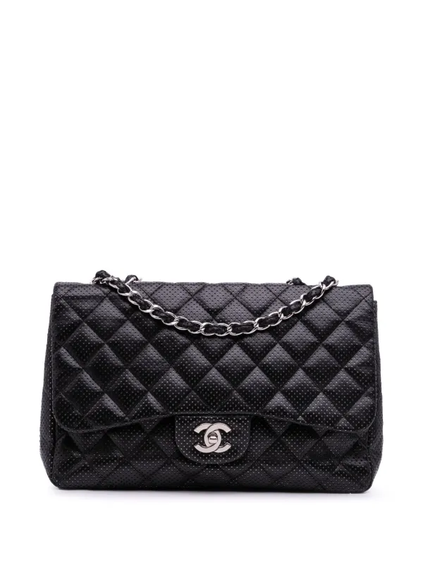 CHANEL ブラックレザー バッグ Chanel Crossbody Bag Black Lambskin - Luxe Du Jour