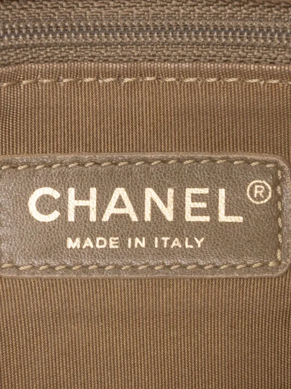 CHANEL Pre-Owned 2016-2017 カーフスキン ステッチ モチーフ