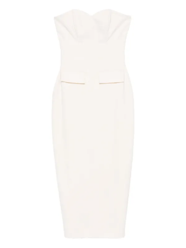 sachin and babi light blue dress White Linen Dress with Sleeves and Pockets main image 1