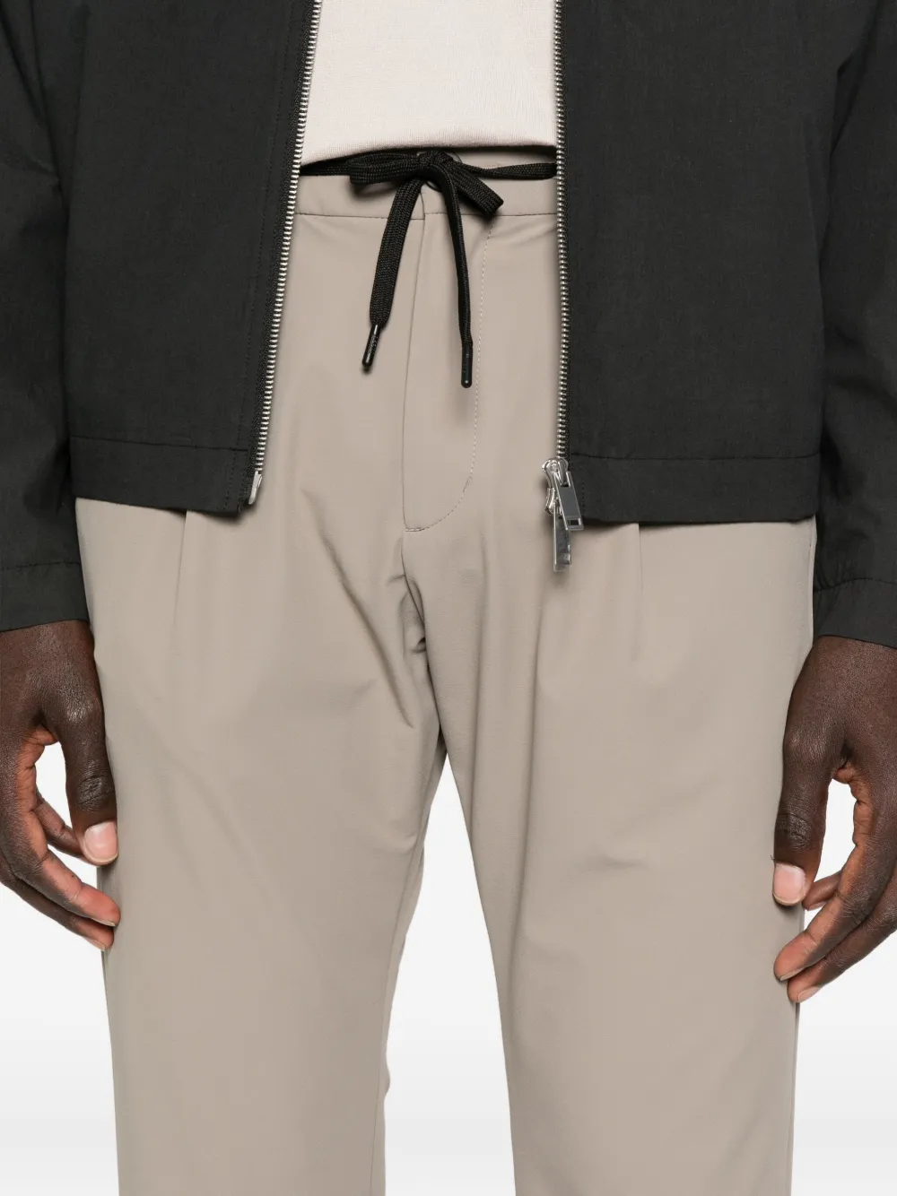 Herno Broek met trekkoord Beige