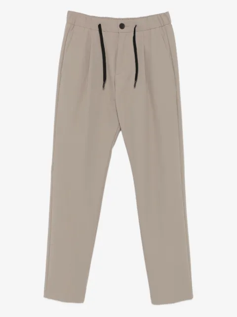 Herno pleated drawstring trousers