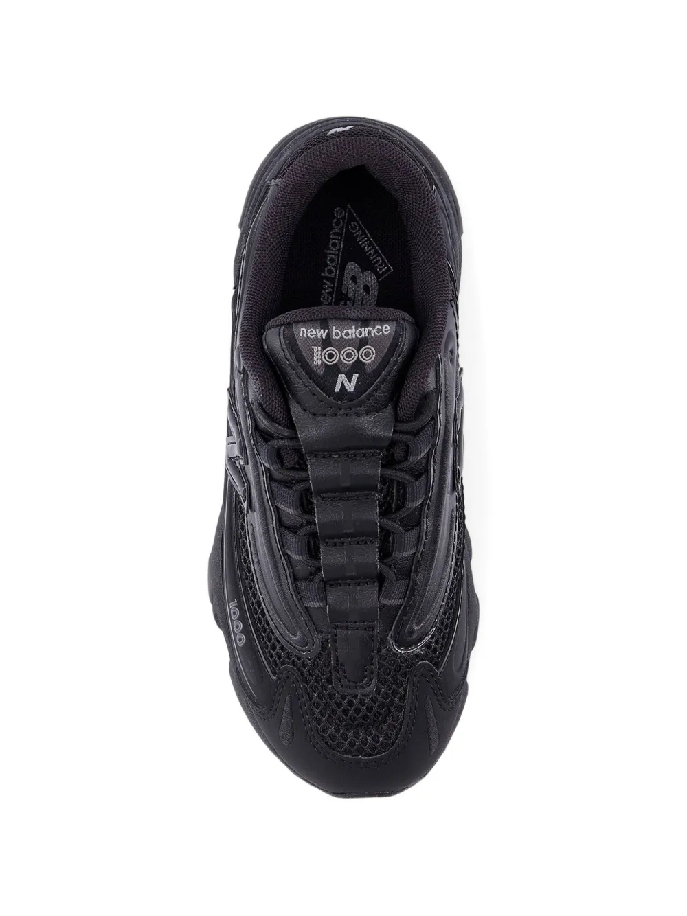 New Balance Kids 100 lace-up sneakers Zwart