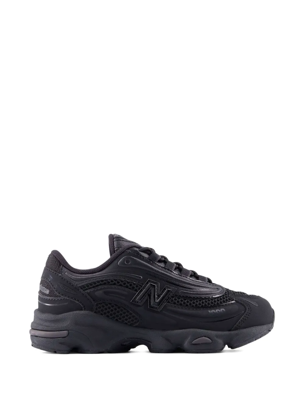 New Balance Kids 100 lace-up sneakers Zwart